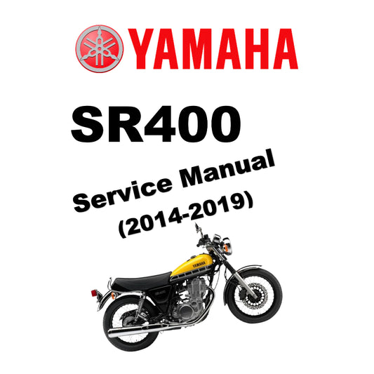 YAMAHA SR400/E (2014-2019) SERVICE WORKSHOP MANUAL + OWNER MANUAL
