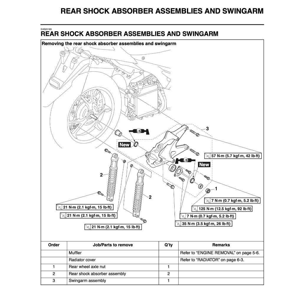 YAMAHA AEROX155 V2 (2021+) SERVICE WORKSHOP MANUAL + PARTS CATALOGUE + OWNER'S MANUAL