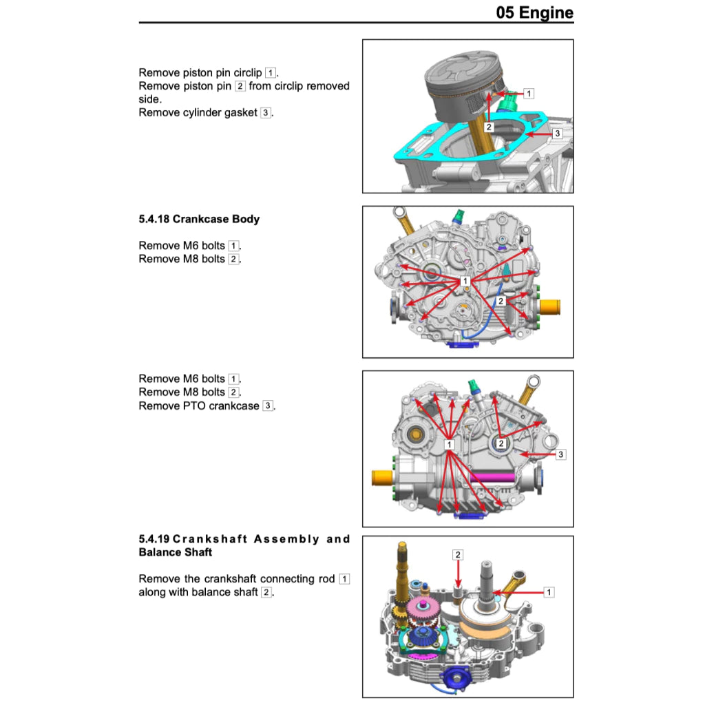 CFMOTO CFORCE TOURING/L 400/450/500/520 (2022-2023) ATV SERVICE WORKSHOP MANUAL + OWNER'S MANUAL