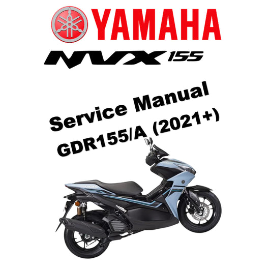 YAMAHA NVX V2 (2021+) SERVICE WORKSHOP MANUAL + PARTS CATALOGUE + OWNER'S MANUAL