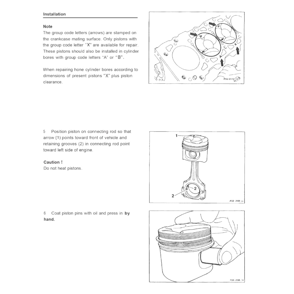 MERCEDES-BENZ ENGINE OM603 SERVICE REPAIR MANUAL