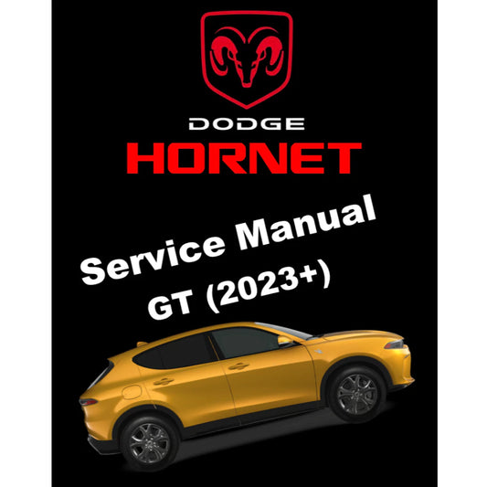 DODGE HORNET GT (2023+) SERVICE WORKSHOP MANUAL