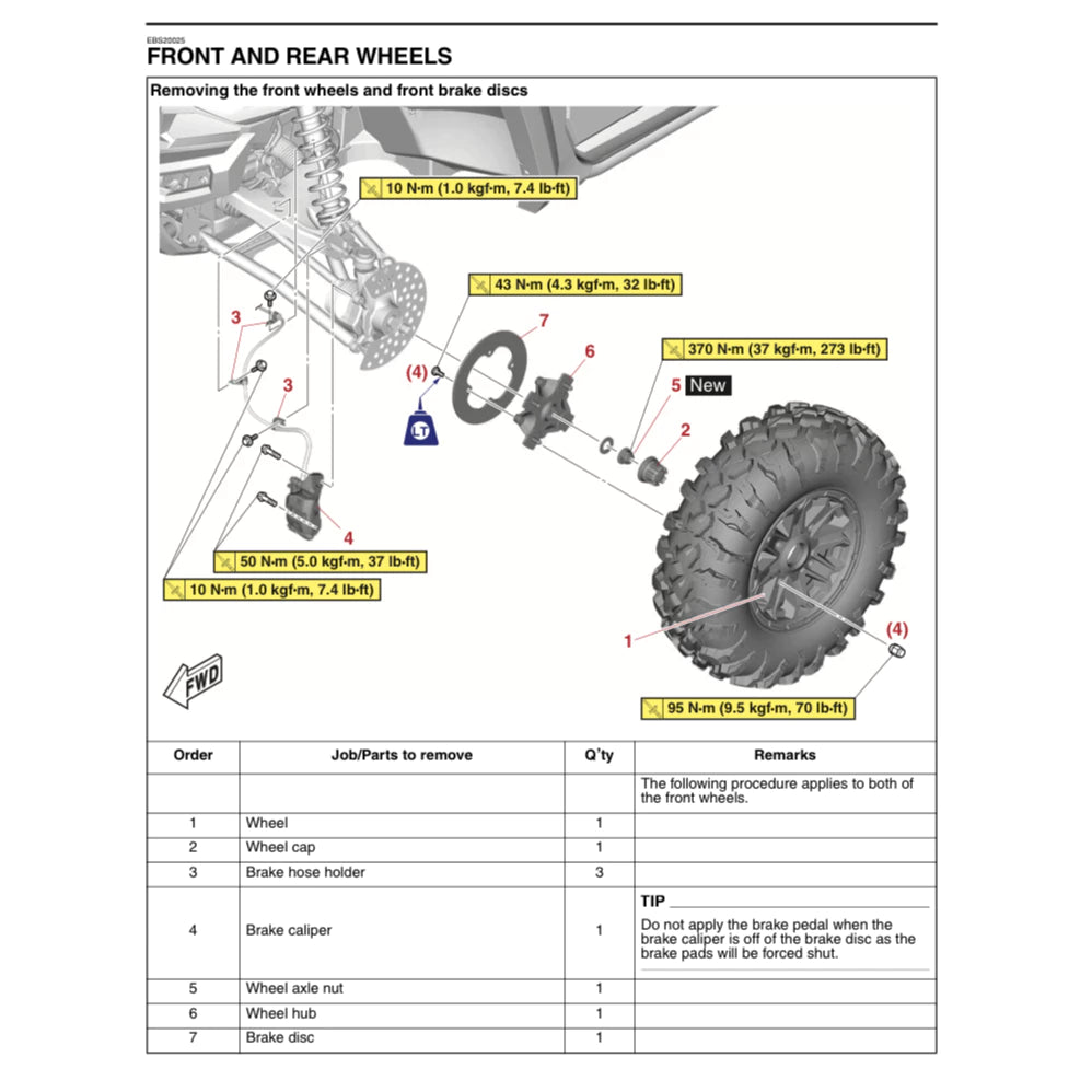 YAMAHA WOLVERINE RMAX2 (2022+) ATV SERVICE WORKSHOP MANUAL
