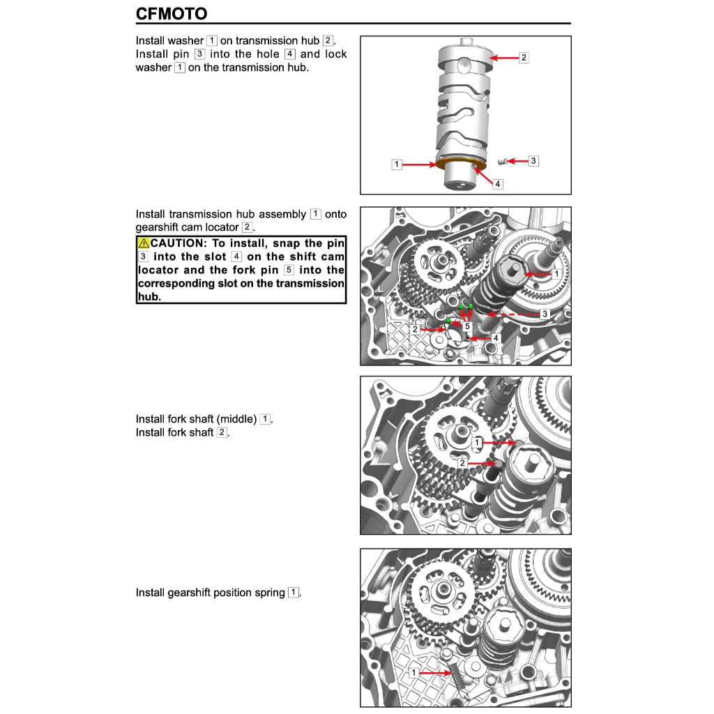 CFMOTO PAPIO CL (2025+) SERVICE WORKSHOP MANUAL + OWNER'S MANUAL