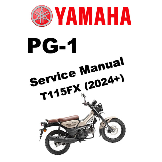 YAMAHA PG-1 (2024+) SERVICE WORKSHOP MANUAL + PARTS CATALOGUE + OWNER'S MANUAL
