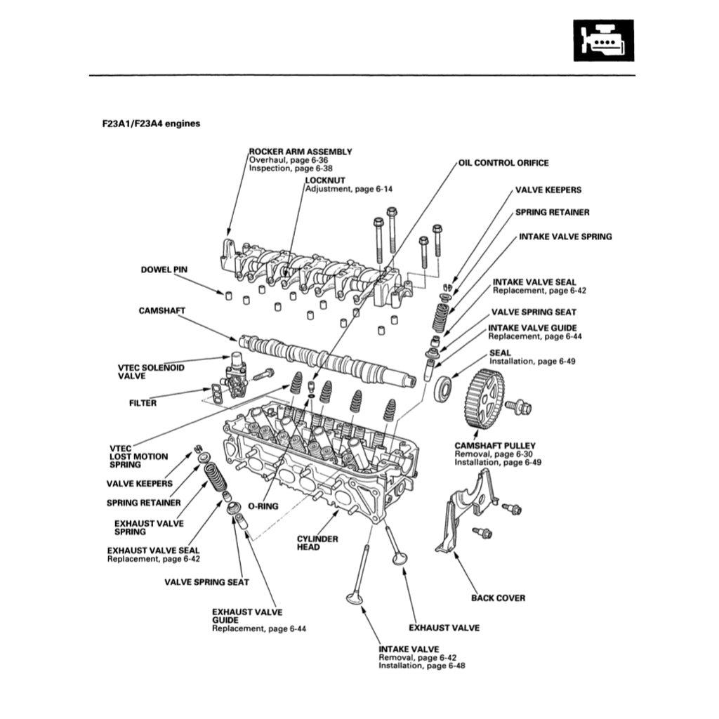 HONDA ACCORD 6 CF (1998-2002) SERVICE WORKSHOP MANUAL