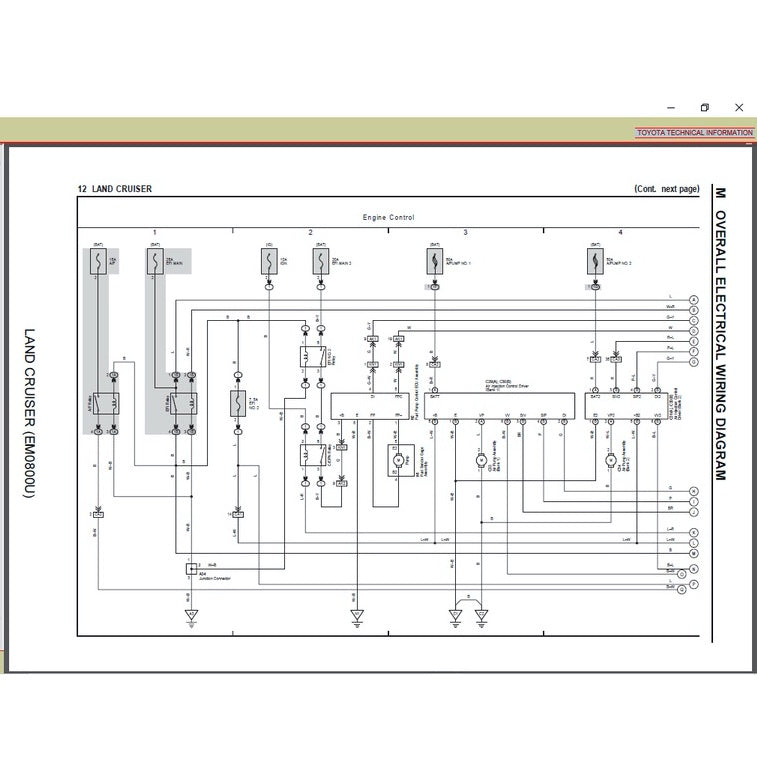 TOYOTA LAND CRUISER J200 (2008-2021) SERVICE WORKSHOP MANUAL