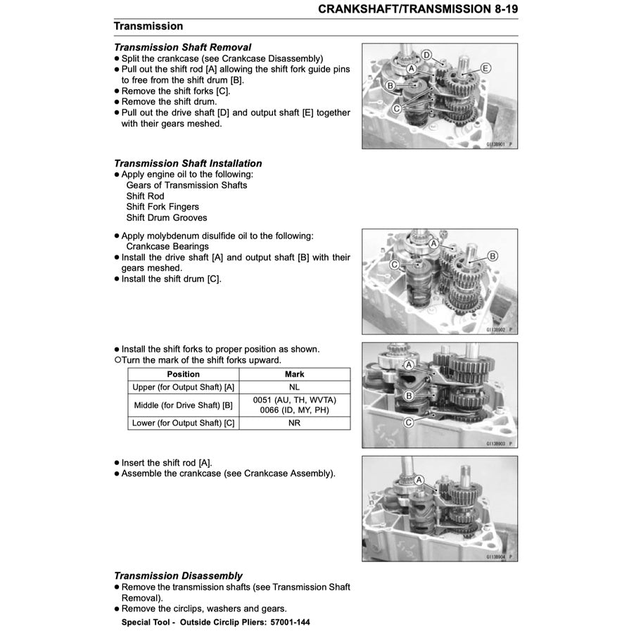 KAWASAKI KLX150L (2014-2018) SERVICE WORKSHOP MANUAL +PARTS CATALOGUE + OWNER'S MANUAL