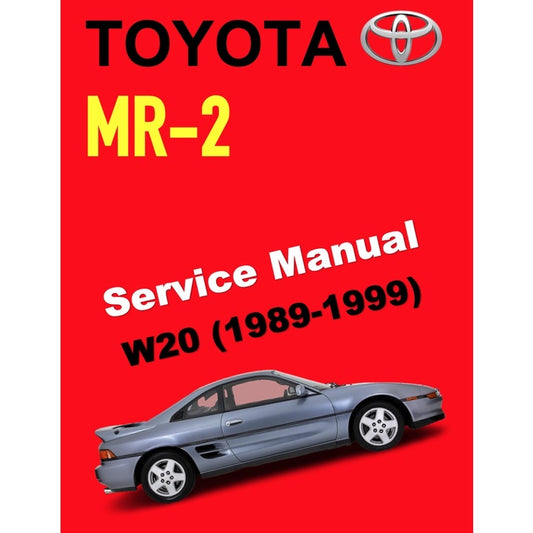 TOYOTA MR-2 SW20  (1989-1999) SERVICE WORKSHOP MANUAL