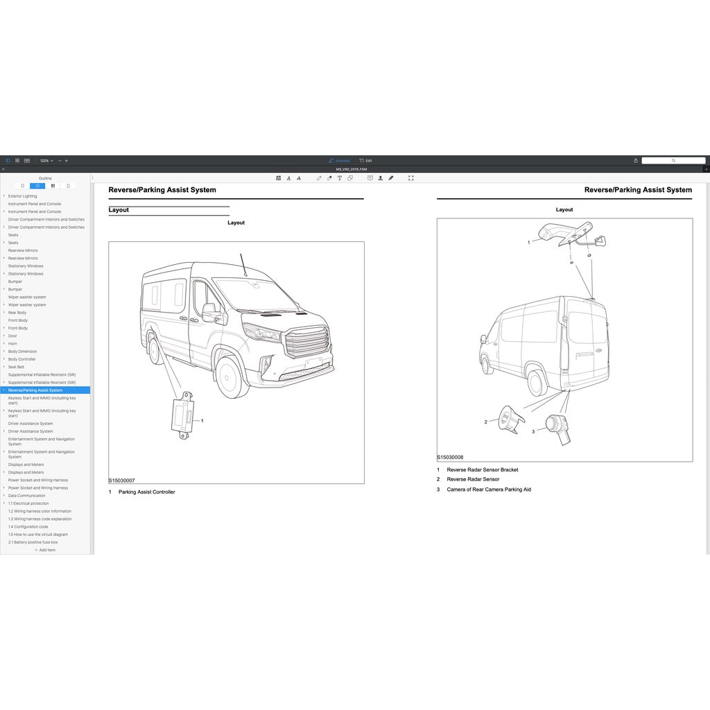 MAXUS V90 /DELIVER 9 (2019-2023) SERVICE WORKSHOP MANUAL