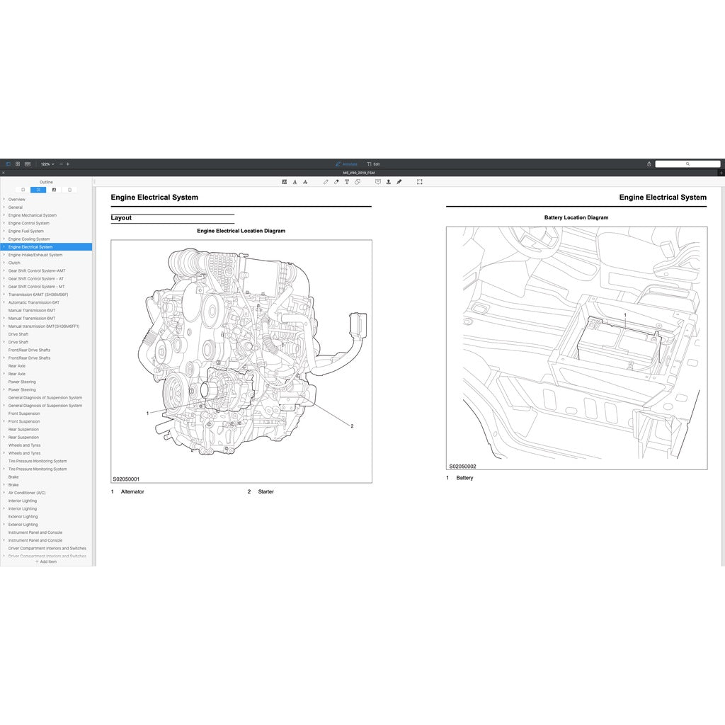 MAXUS V90 /DELIVER 9 (2019-2023) SERVICE WORKSHOP MANUAL