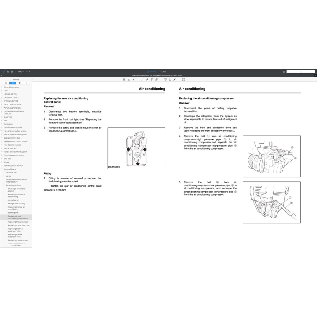 MAXUS V80 (2012-2023) SERVICE WORKSHOP MANUAL