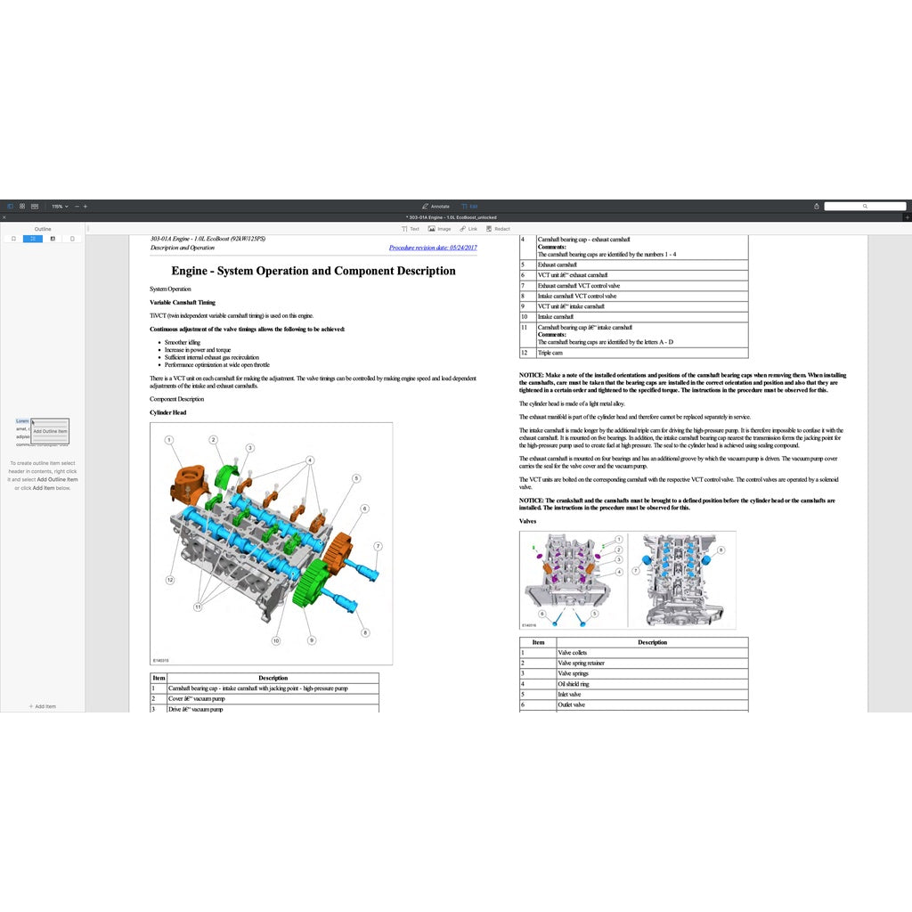 FORD ECOSPORT B515 (2013-2021) SERVICE WORKSHOP MANUAL