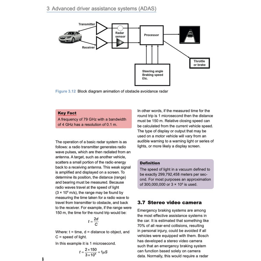 Automated Driving and Driver Assistance Systems, Tom Denton, 2020